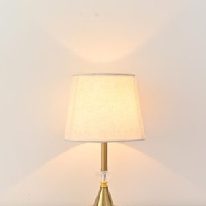 اباجورة طاولة ذهبي مطفي ارتفاع 40 سم