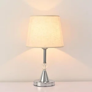 اباجورة طاولة فضي ارتفاع 40 سم