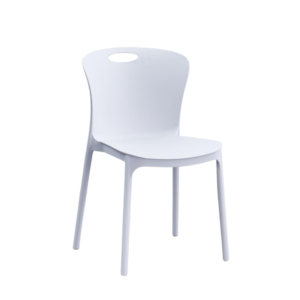 كرسي جلوس بلاستيك - لون ابيض 36×35×84 سم