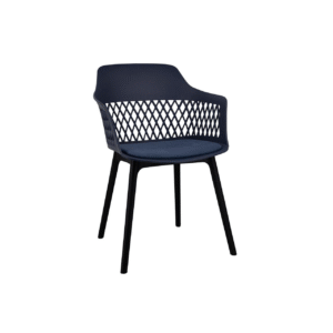 طقم كراسي مع اسفنج - لون ازرق