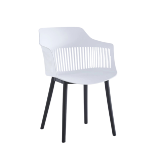 كرسي مفرد بلاستيك 76x46x45 سم - لون ابيض