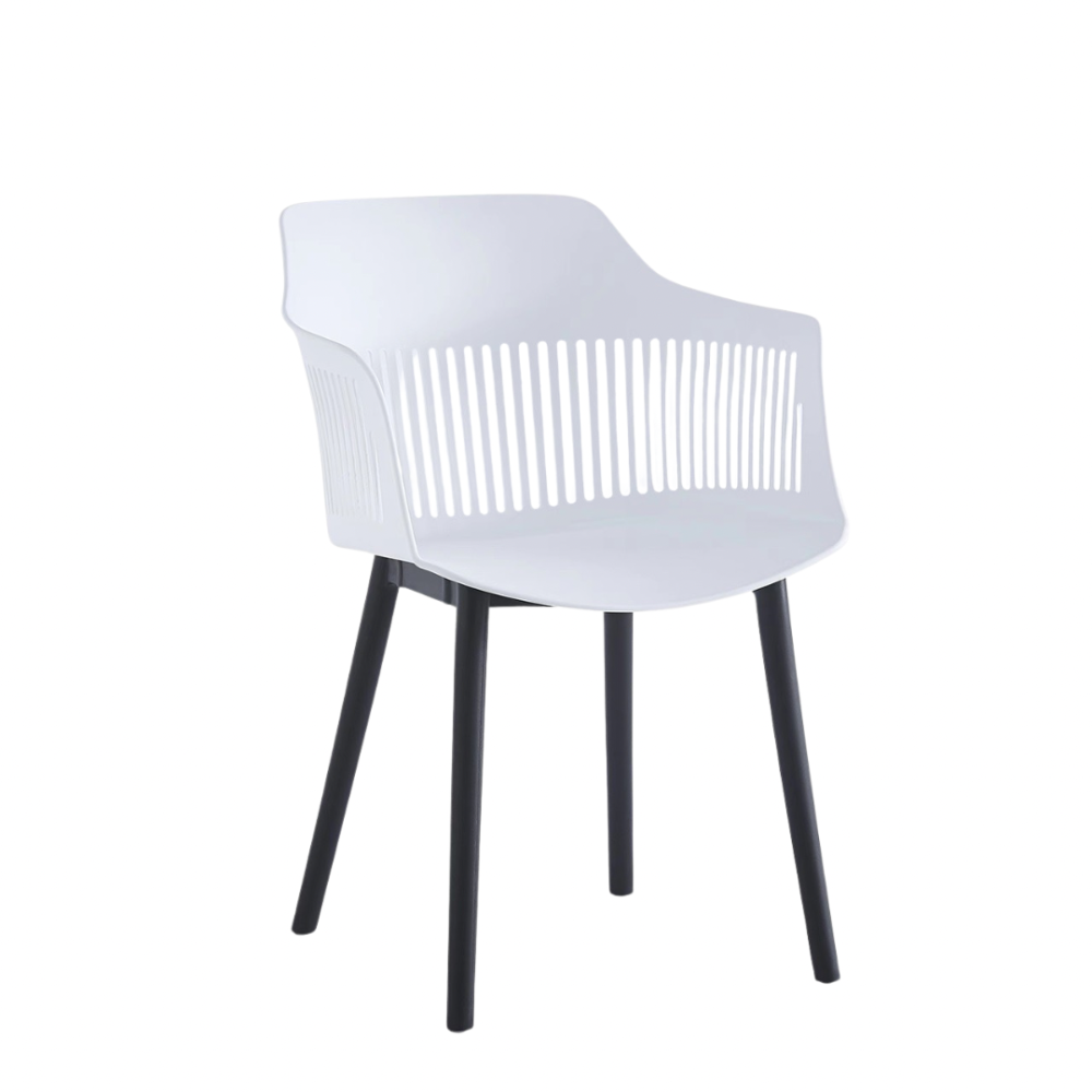 كرسي مفرد بلاستيك 76x46x45 سم - لون ابيض 1 كرسي مفرد بلاستيك 76x46x45 سم - لون ابيض