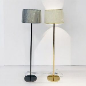 اباجورة أرضي ذهبي مميزة على قاعدة من الستانلس ستيل