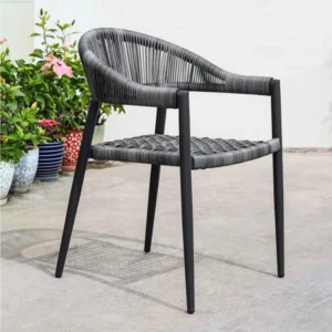 كرسي مفرد بلاستيك رمادي عملي 45×47×81سم 🪑⭐