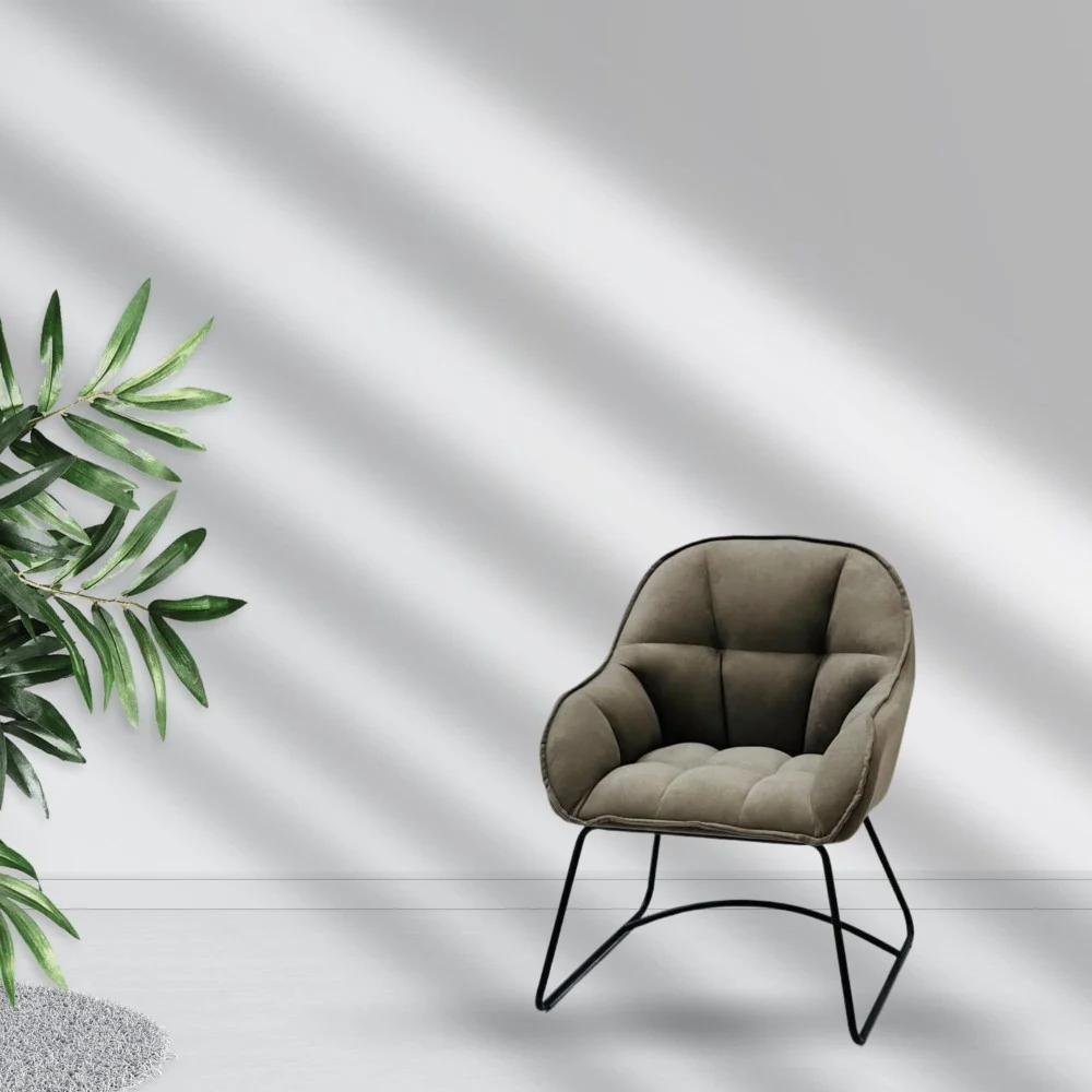 كرسي فخم لون بني 1 كرسي فخم لون بني