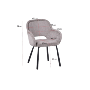 كرسي مفرد - لون بيج