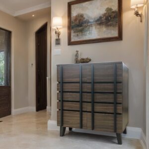 دولاب أحذية ماليزي متعدد الأغراض تصميم مميز و فاخر 2 باب لون بني مقاس 34×95×80 سم