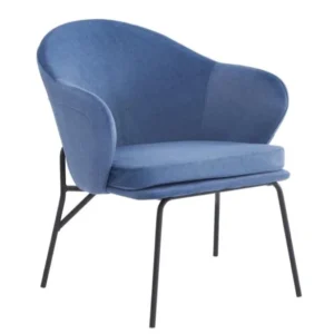 كرسي مفرد بتصميم جذاب و عصري - لون ازرق