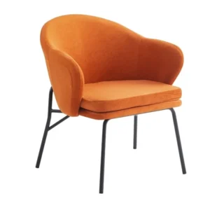 كرسي مفرد بتصميم جذاب و عصري - لون جملي