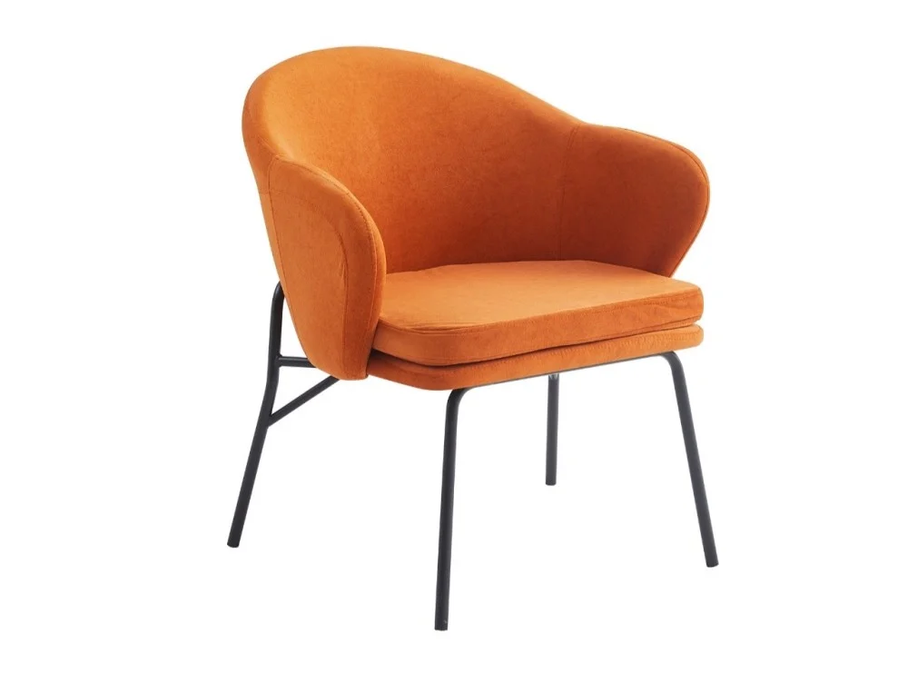 كرسي مفرد بتصميم جذاب و عصري - لون جملي 1 كرسي مفرد بتصميم جذاب و عصري - لون جملي