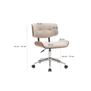 كرسي مكتب مودرن عالي الجودة لون بيج 🪑🌟