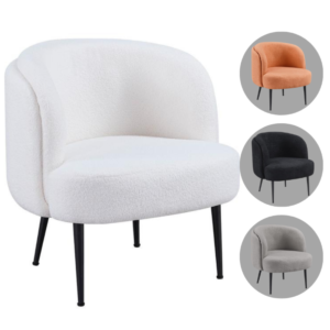 كرسي بوكلية مفرد - لون اسود