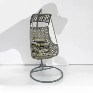 كرسي مرجيحة أنيق - لون رمادي