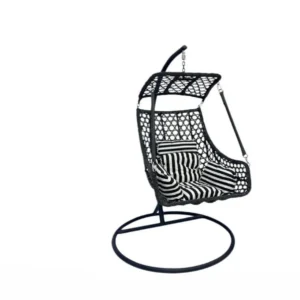 كرسي مرجيحة أنيق - لون اسود